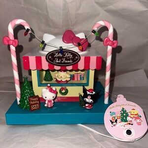 Hello Kitty Christmas 2025 Light Up Candy Shop House Decor